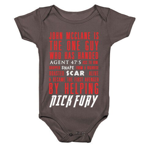 McClane Is ... Baby One-Piece