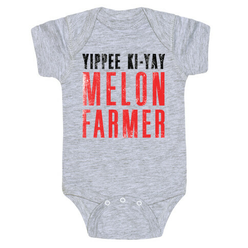 Yippee Kiy-Yay Melon Farmer Baby One-Piece
