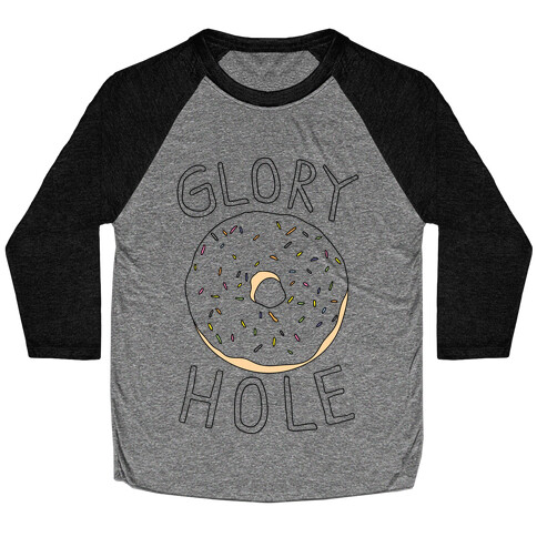 Glory Hole Donut Baseball Tee
