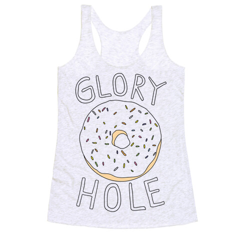 Glory Hole Donut Racerback Tank Top