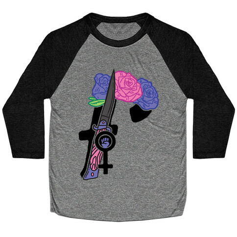 F Is For Feminism Baseball Tee