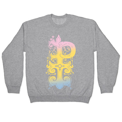 Pansexual Pride Monogram Pullover