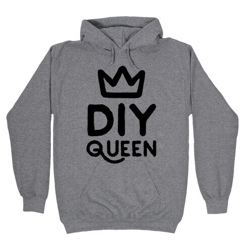 DIY Queen Hooded Sweatshirt
