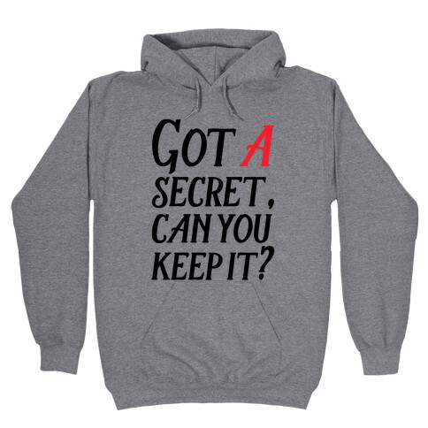 Got A Secret Can You Keep it? Hooded Sweatshirt