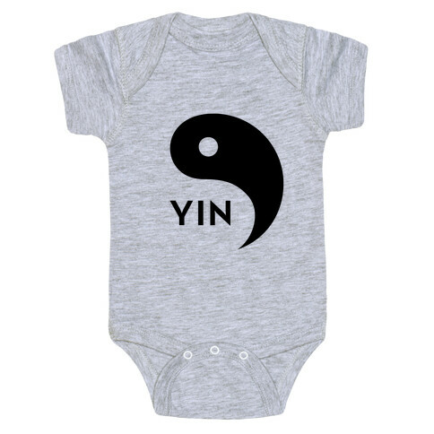 Yin Yang (Yin, Part 1) Baby One-Piece