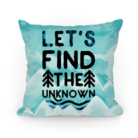 Let's Find the Unknown (Blue) Pillow