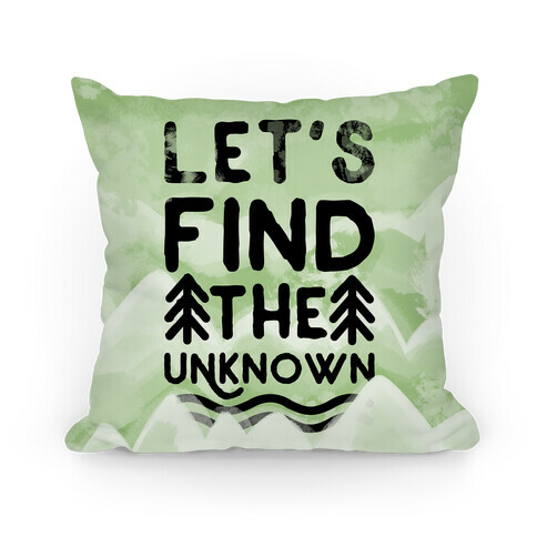 Let's Find the Unknown (Green) Pillow