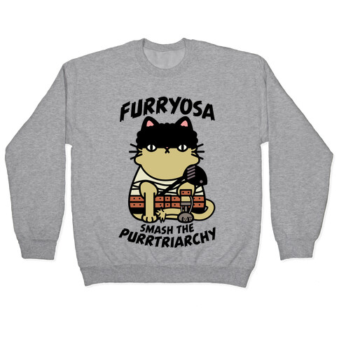 Furryosa Smash the Purrtriarchy Pullover