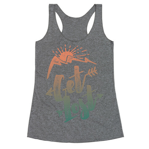 Get Lost Racerback Tank Top