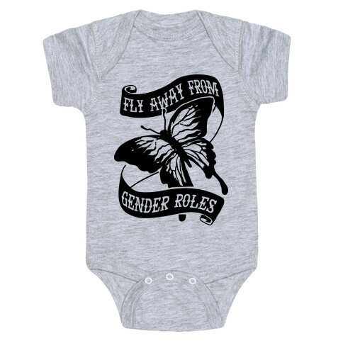 Fly Away From Gender Roles Baby One-Piece