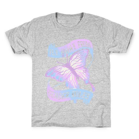 Fly Away From Gender Roles Kids T-Shirt