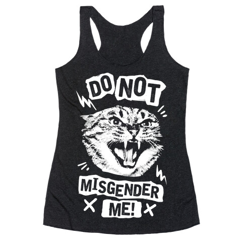 Do Not Misgender Me Racerback Tank Top