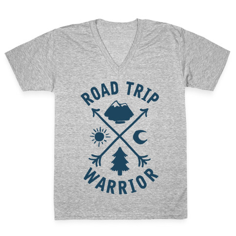 Road Trip Warrior V-Neck Tee Shirt