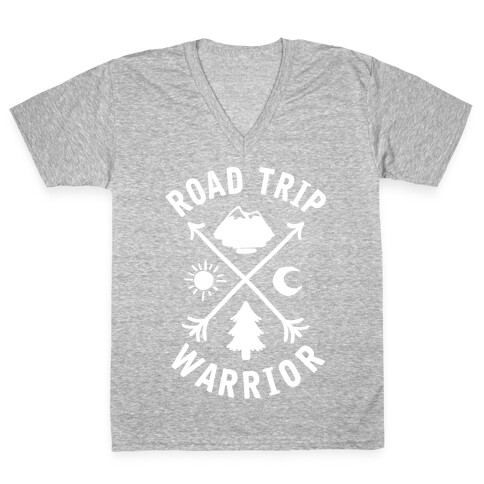 Road Trip Warrior V-Neck Tee Shirt