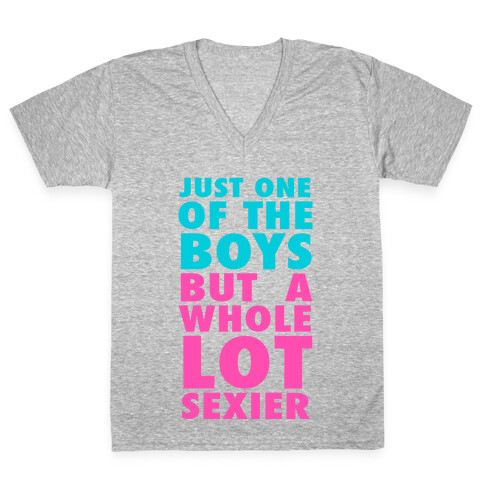 Just One of the Boys But Sexier V-Neck Tee Shirt