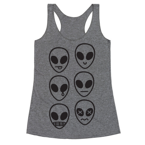 Alien Emojis Racerback Tank Top