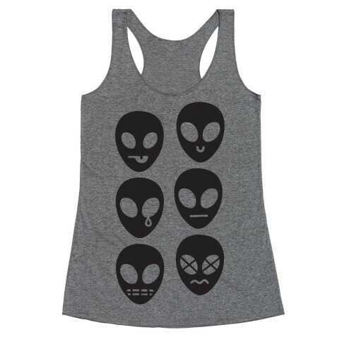 Alien Emojis Racerback Tank Top