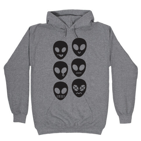 Alien Emojis Hooded Sweatshirt