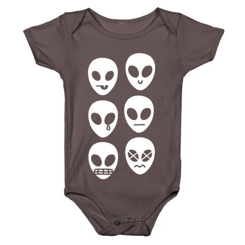 Alien Emojis Baby One-Piece