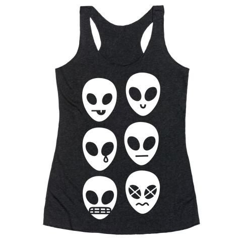 Alien Emojis Racerback Tank Top