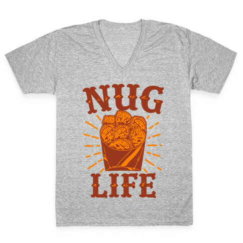 Nug Life V-Neck Tee Shirt