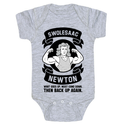 Swolesaac Newton Baby One-Piece