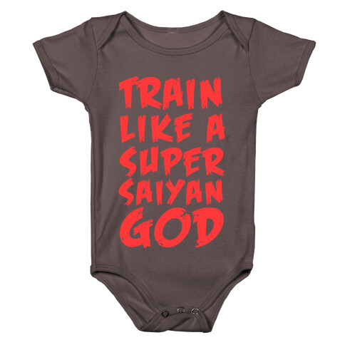 Train Like a Super Saiyan God Baby One-Piece