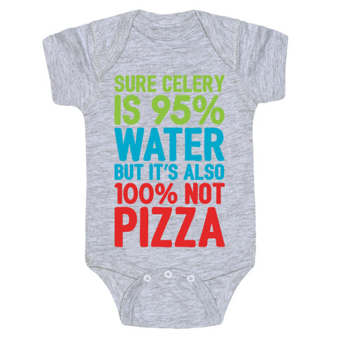 Celery Is Not Pizza Baby One-Piece