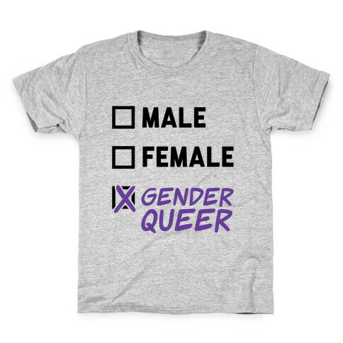 Genderqueer Checklist Kids T-Shirt