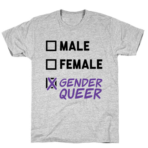 Genderqueer Checklist T-Shirt