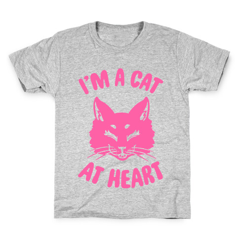 I'm a Cat at Heart Kids T-Shirt