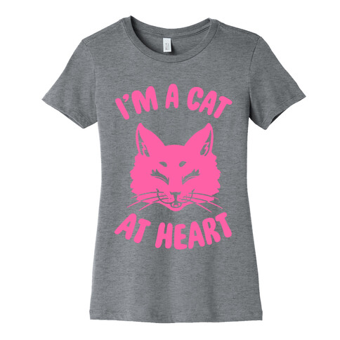 I'm a Cat at Heart Womens T-Shirt