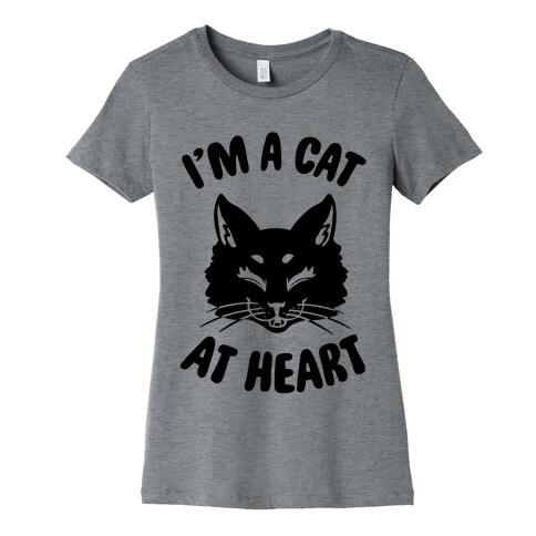 I'm a Cat at Heart Womens T-Shirt