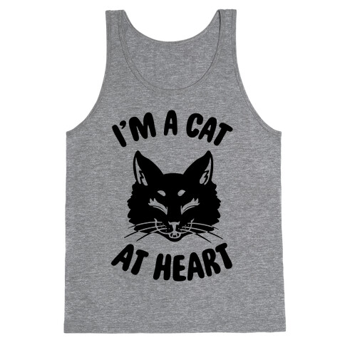 I'm a Cat at Heart Tank Top