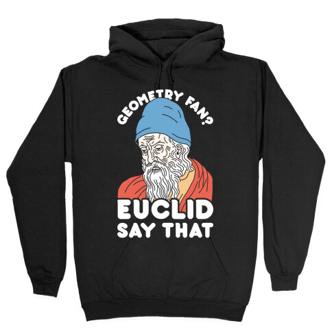 Geometry Fan? Euclid Say That Hooded Sweatshirt