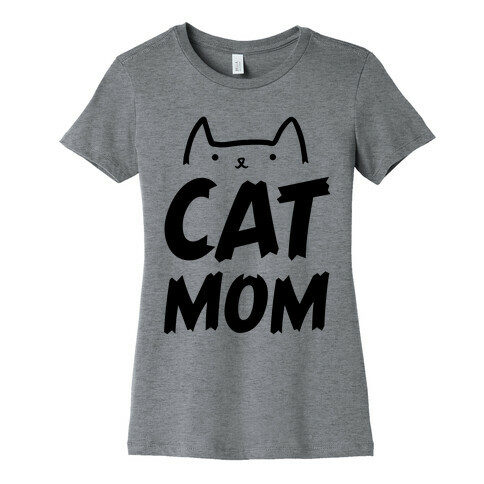 Cat Mom Womens T-Shirt