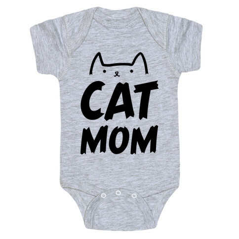 Cat Mom Baby One-Piece
