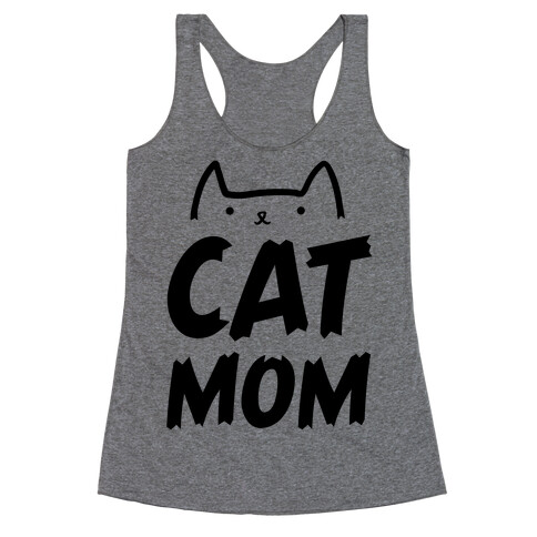 Cat Mom Racerback Tank Top