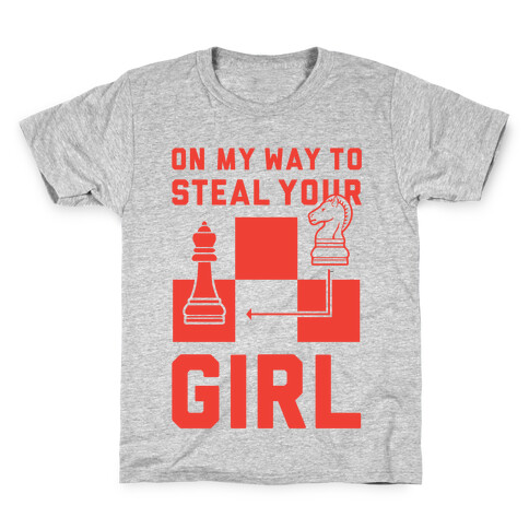 On My Way To Steal Your Girl Chess Kids T-Shirt