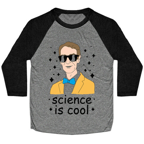 Science Is Cool Baseball Tee