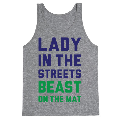 Lady In The Streets Freak On The Mat Tank Top