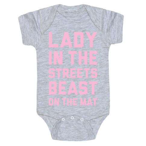 Lady In The Streets Freak On The Mat Baby One-Piece