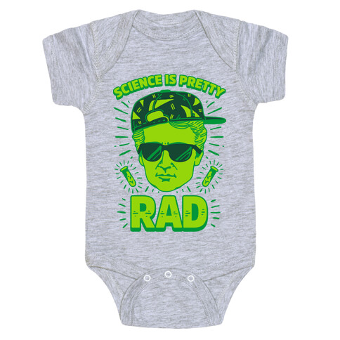 Science is Pretty Rad Marie Curie Baby One-Piece