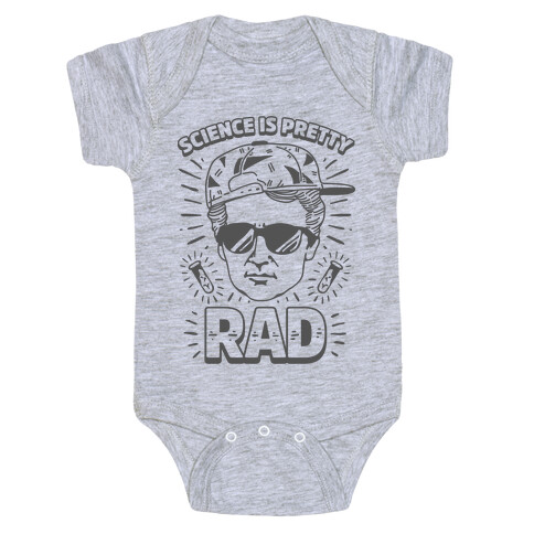 Science is Pretty Rad Marie Curie Baby One-Piece