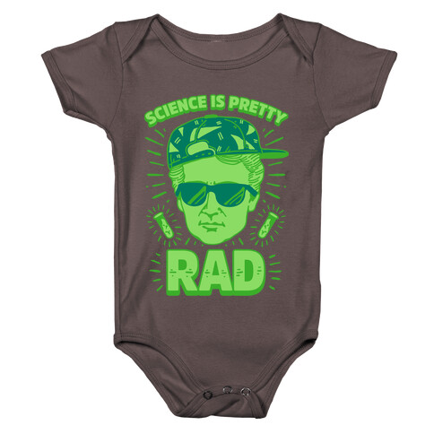 Science is Pretty Rad Marie Curie Baby One-Piece