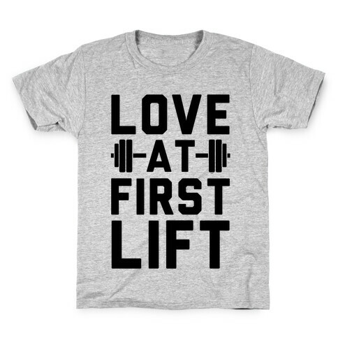 Love At First Lift Kids T-Shirt