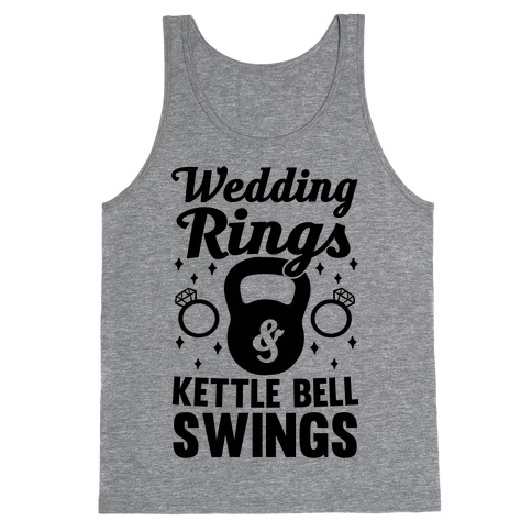 Wedding Rings & Kettle Bell Swings Tank Top