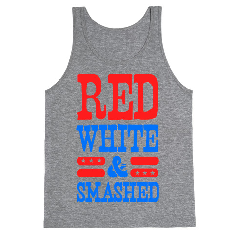 Red White and Smashed! Tank Top