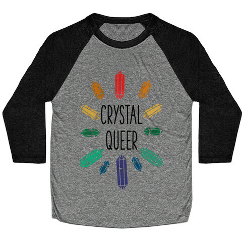 Crystal Queer Baseball Tee