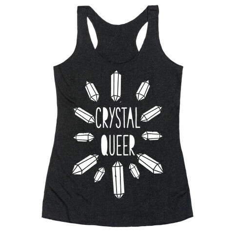 Crystal Queer Racerback Tank Top